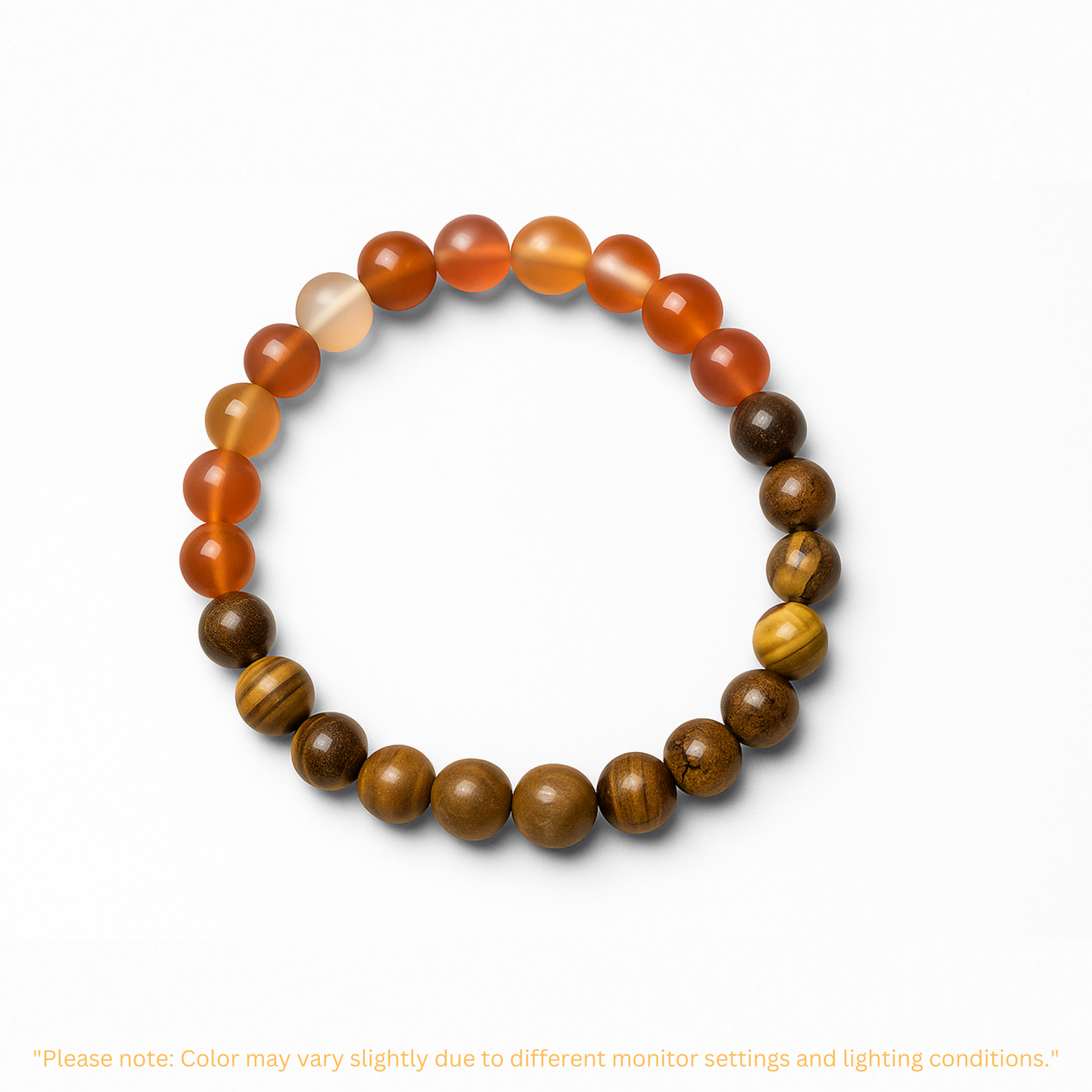 Carnelian & Tiger Eye Energy Bracelet - Astro Roohi